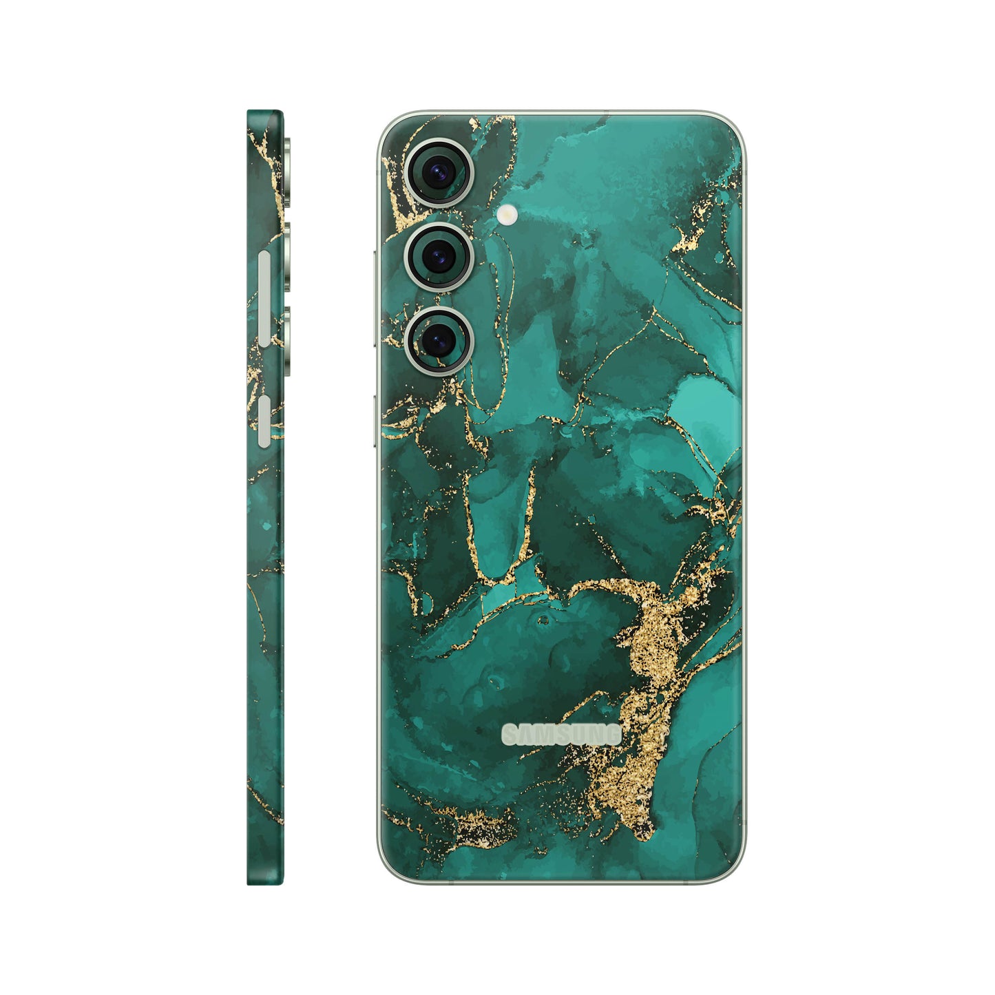 Folie de protectie Samsung Galaxy S24, eSkins Signature, Ethereal Green
