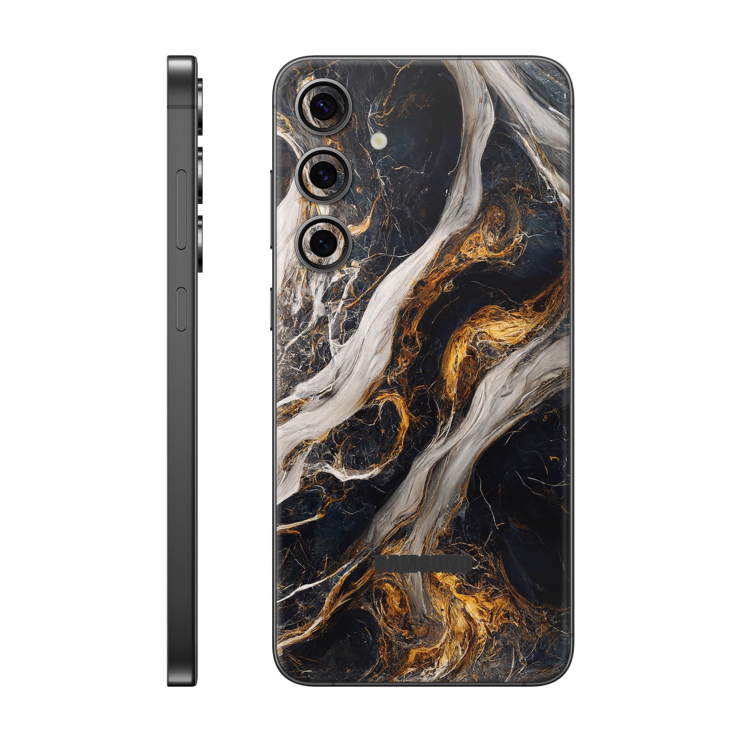 Folie de protectie Samsung Galaxy S24 FE, eSkins Signature, Skin Luxe Nebula