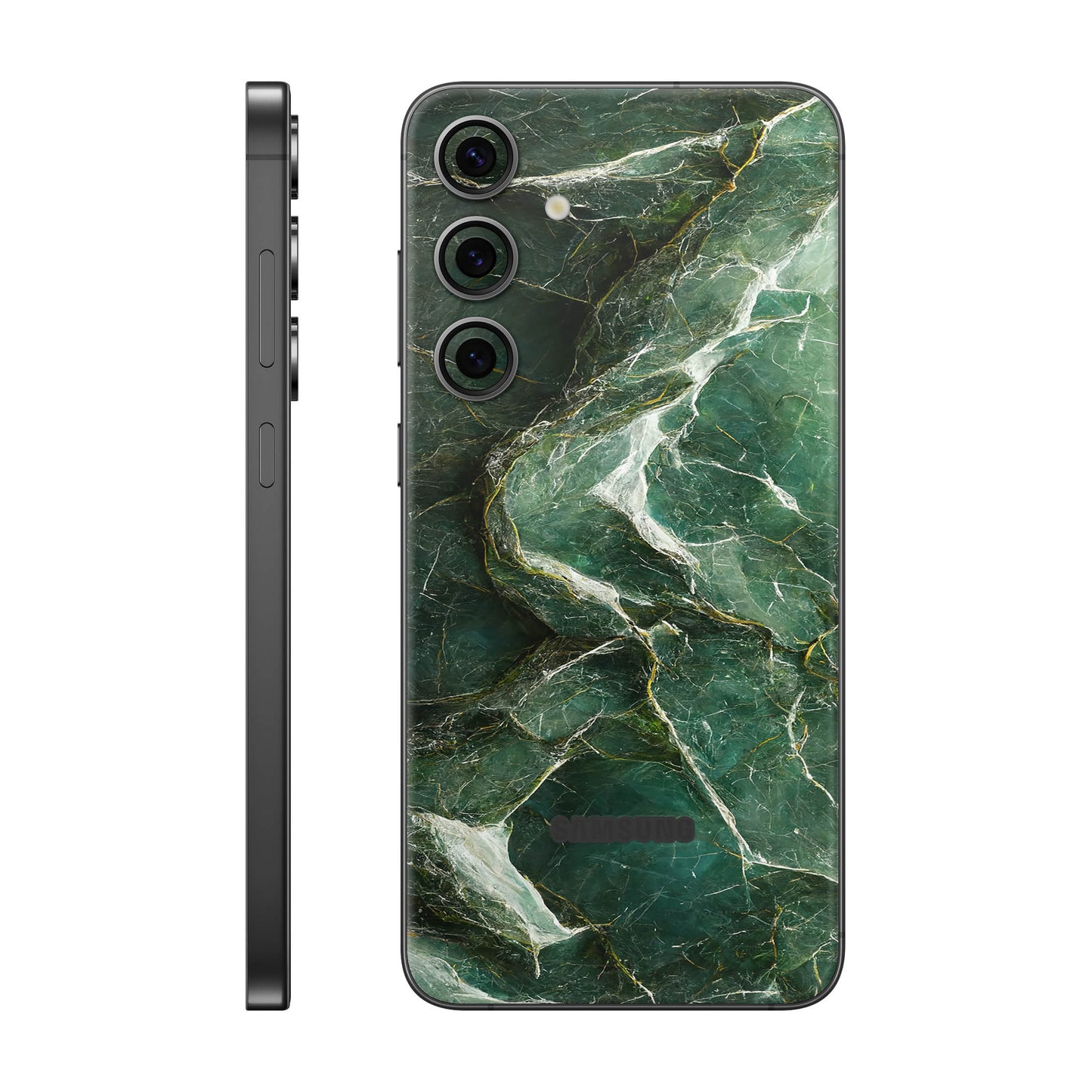 Folie de protectie Samsung Galaxy S24 FE, eSkins Signature, Mystic Emerald