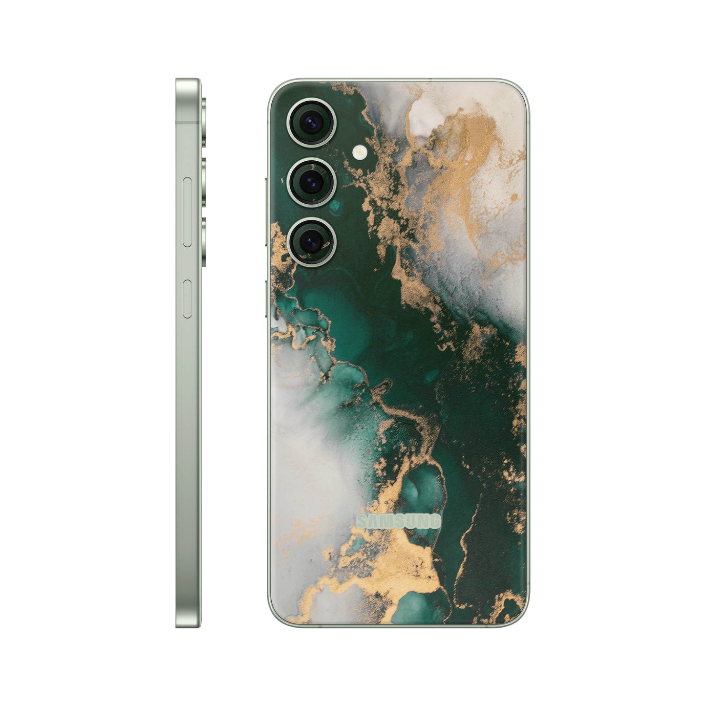 Folie de protectie Samsung Galaxy S24, eSkins Signature, Forest Mist
