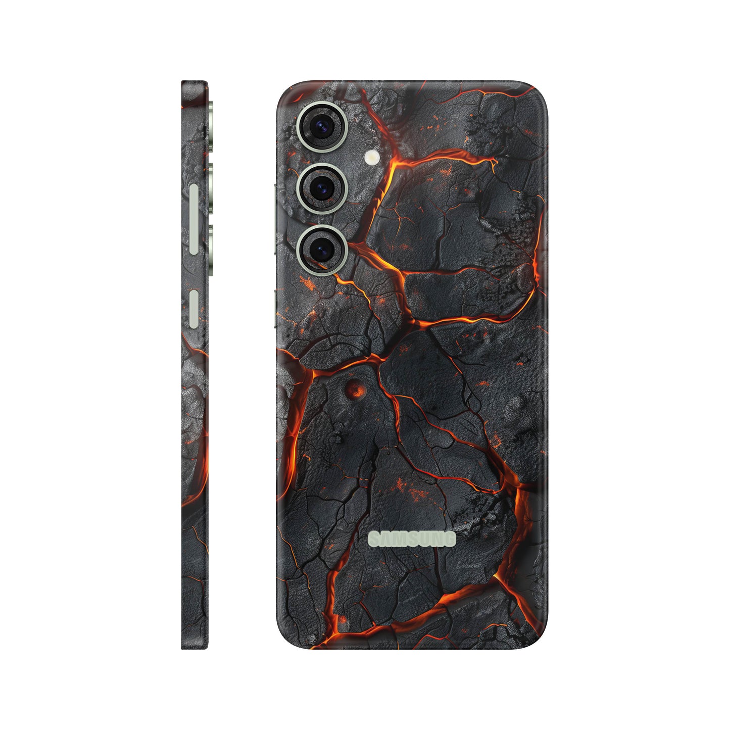 Folie de protectie Samsung Galaxy S24, eSkins Signature, Skin Inferno Crust