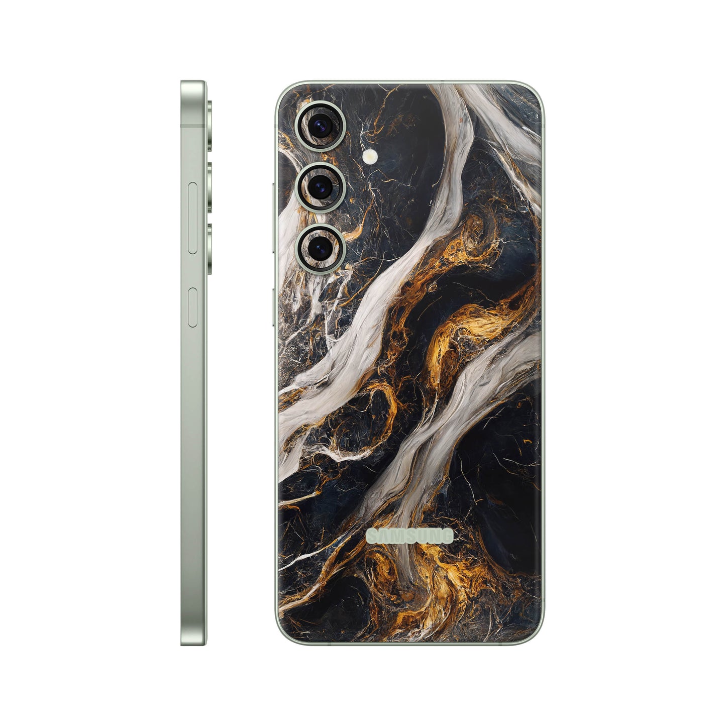 Folie de protectie Samsung Galaxy S24, eSkins Signature, Skin Luxe Nebula