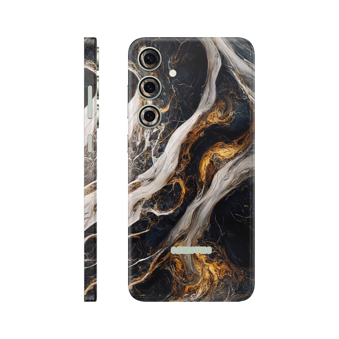 Folie de protectie Samsung Galaxy S24, eSkins Signature, Skin Luxe Nebula