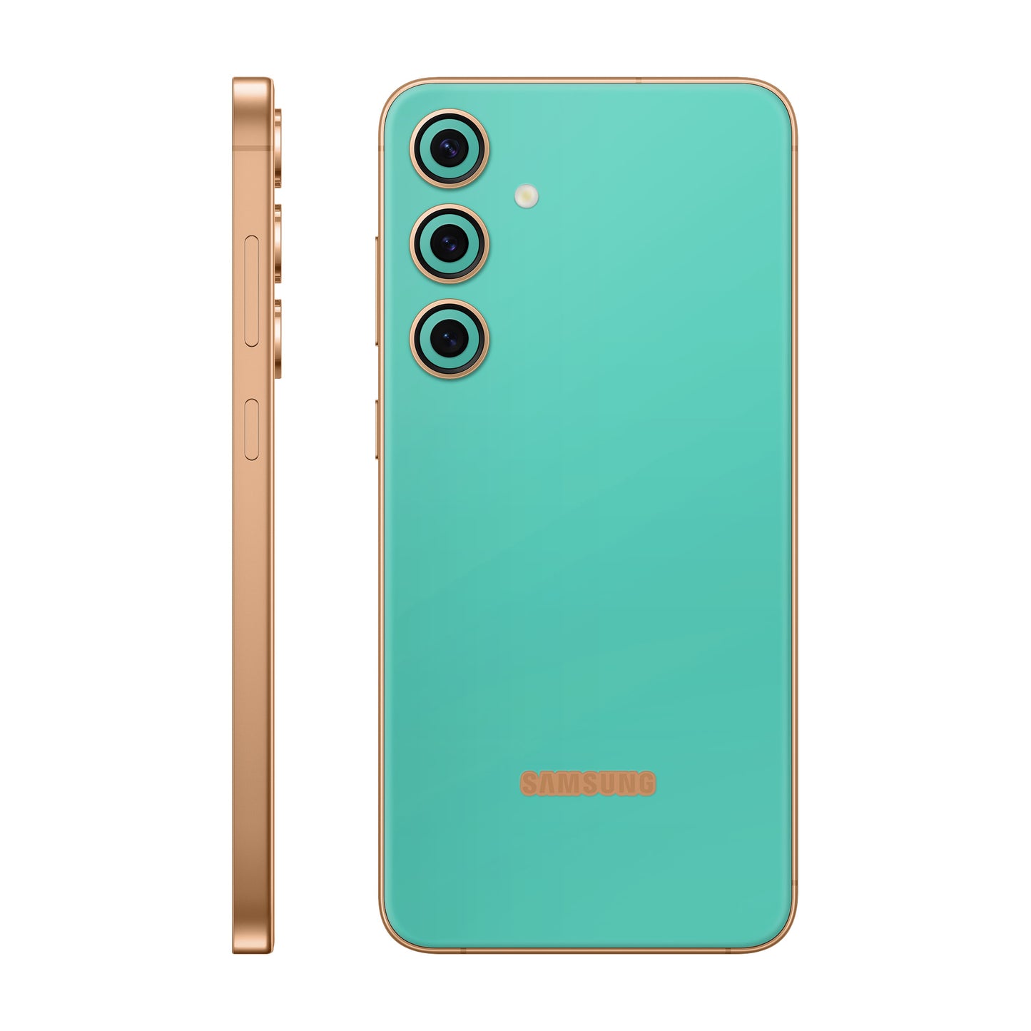 Folie de protectie Samsung Galaxy S24 Plus, eSkins Unique, Skin Mat Verde Menta