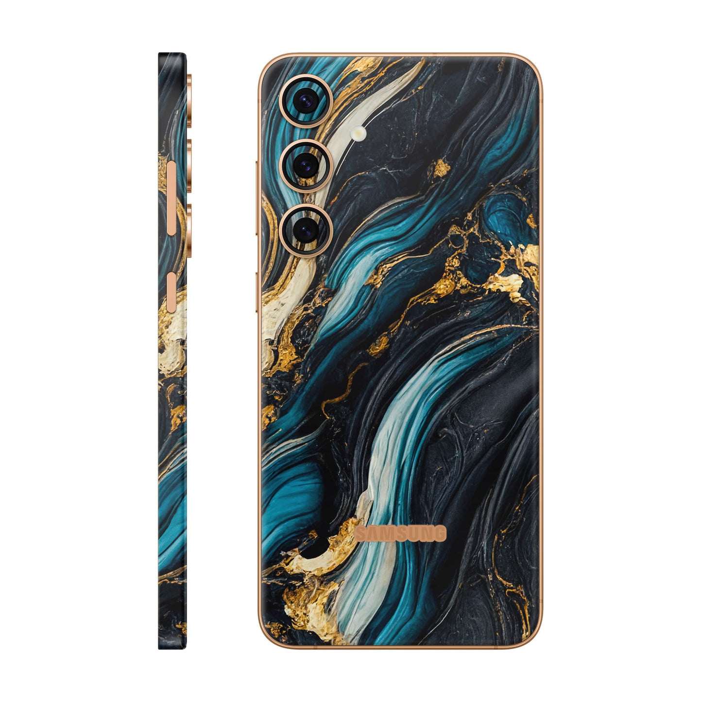 Folie de protectie Samsung Galaxy S24 Plus, eSkins Signature, Mystic Ocean