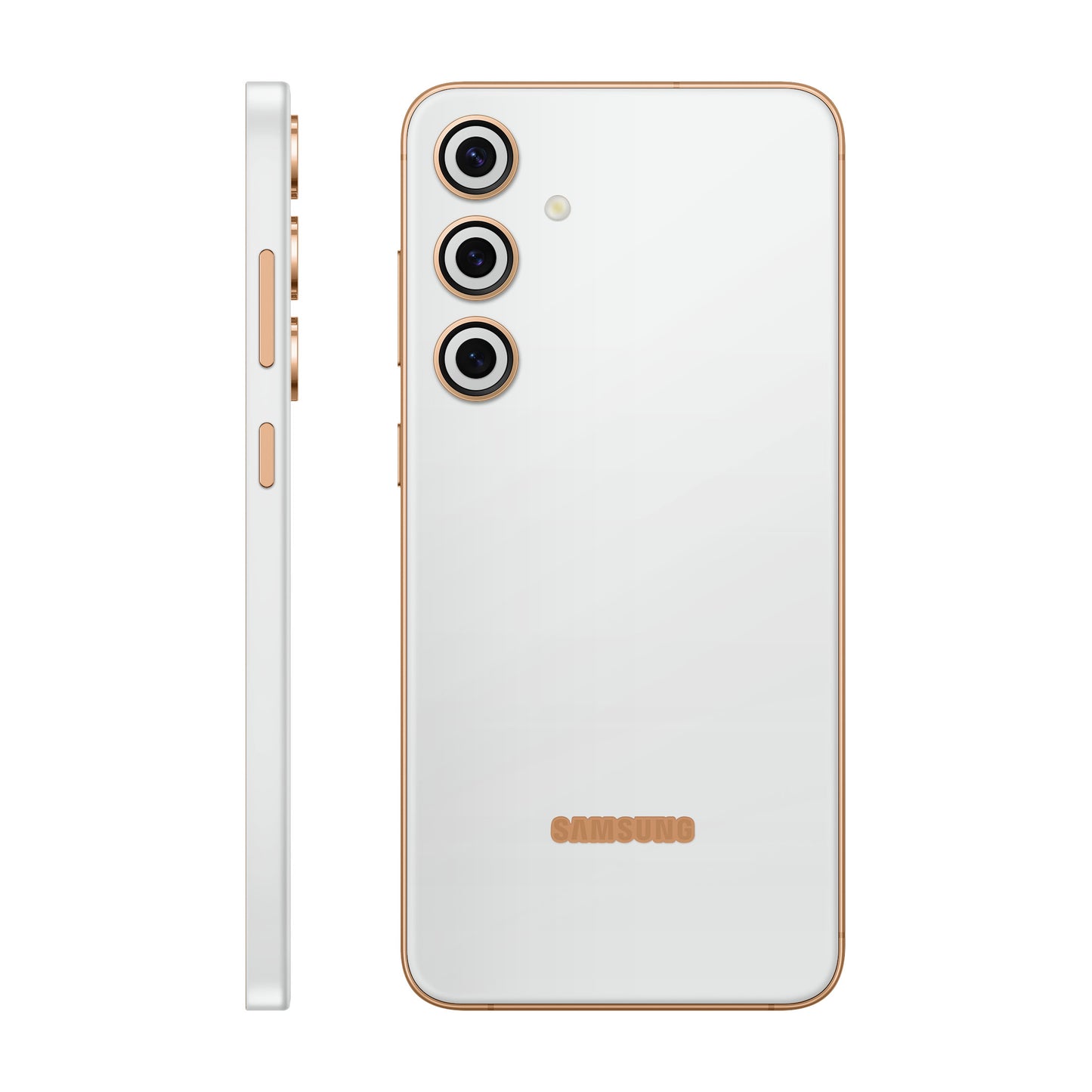 Folie de protectie Samsung Galaxy S24 Plus, eSkins Unique, Skin Mat Alb
