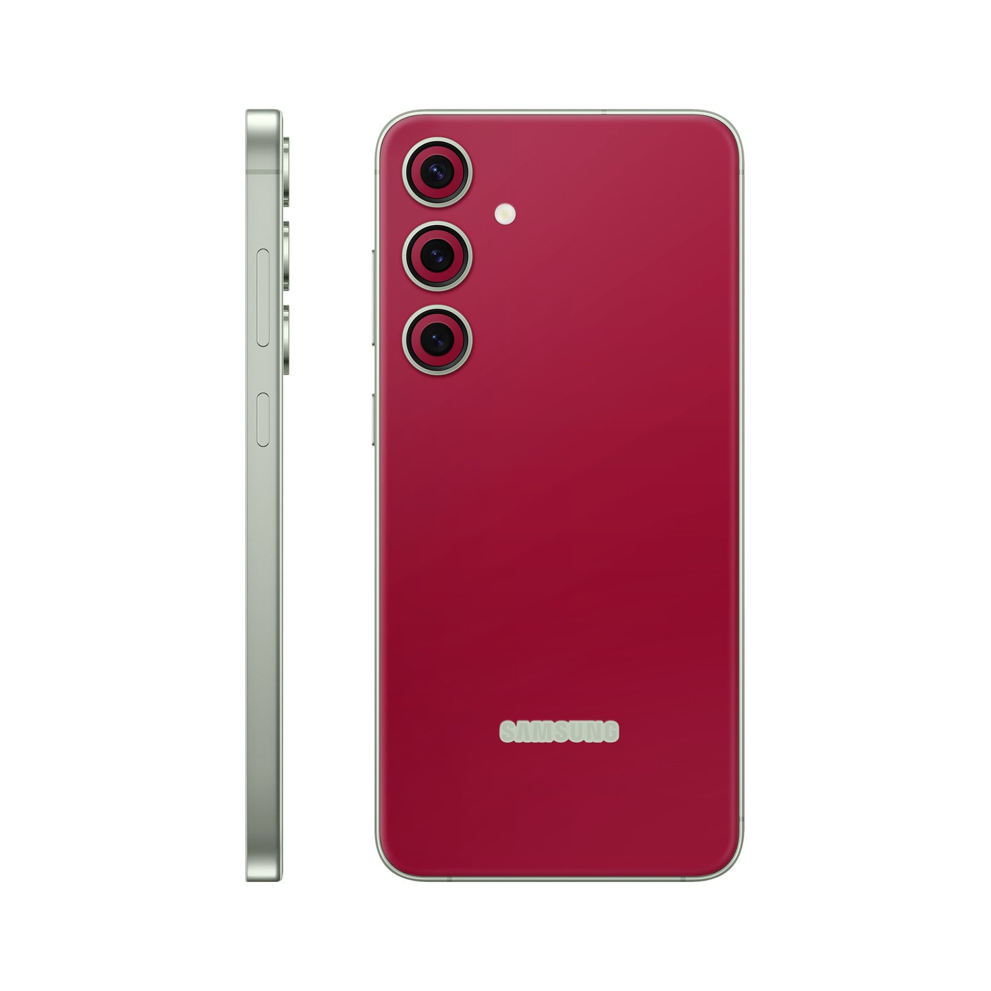Folie de protectie Samsung Galaxy S24, eSkins Unique, Skin Mat Rosu