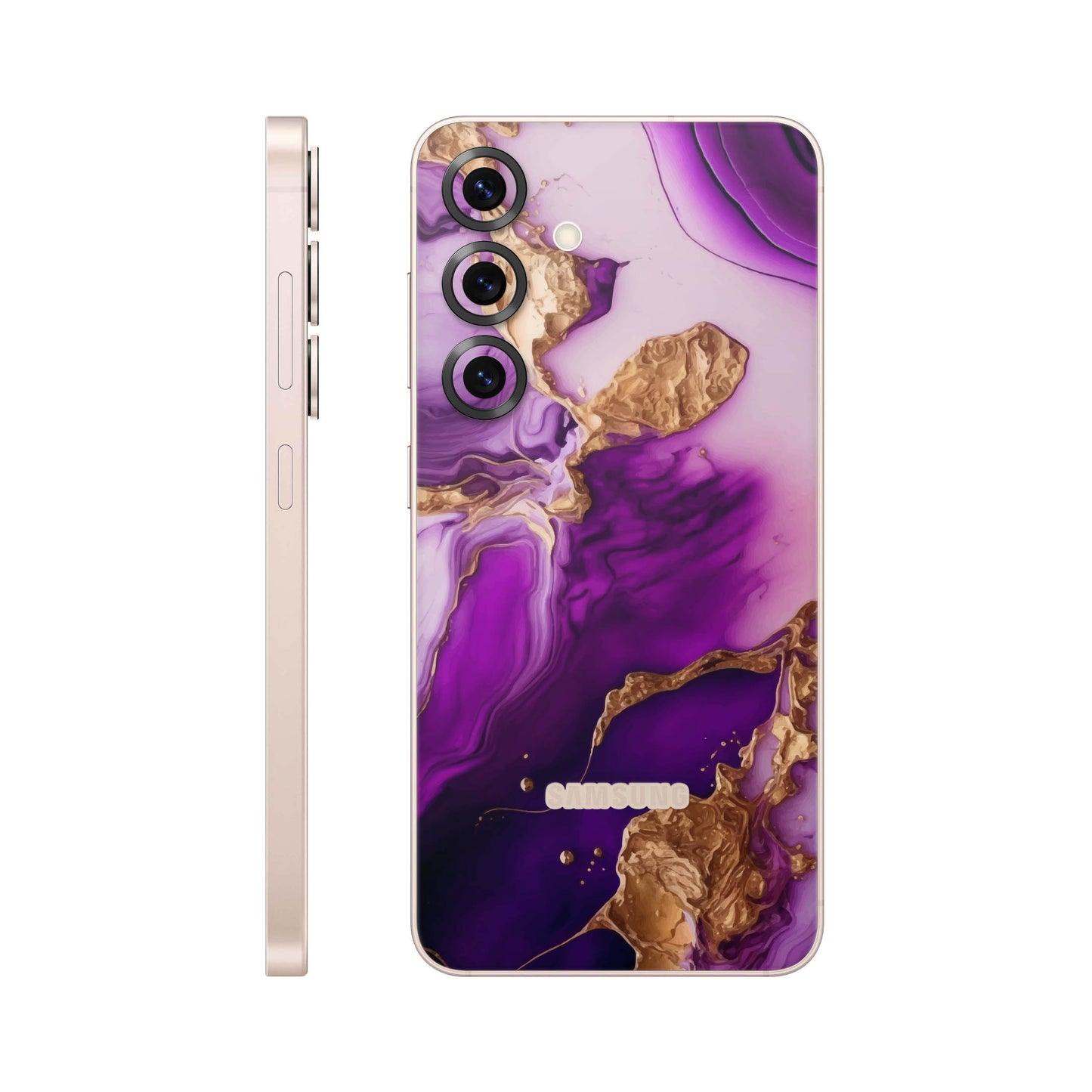 Folie de protectie Samsung Galaxy S25, eSkins Signature, Skin Amethyst Dream
