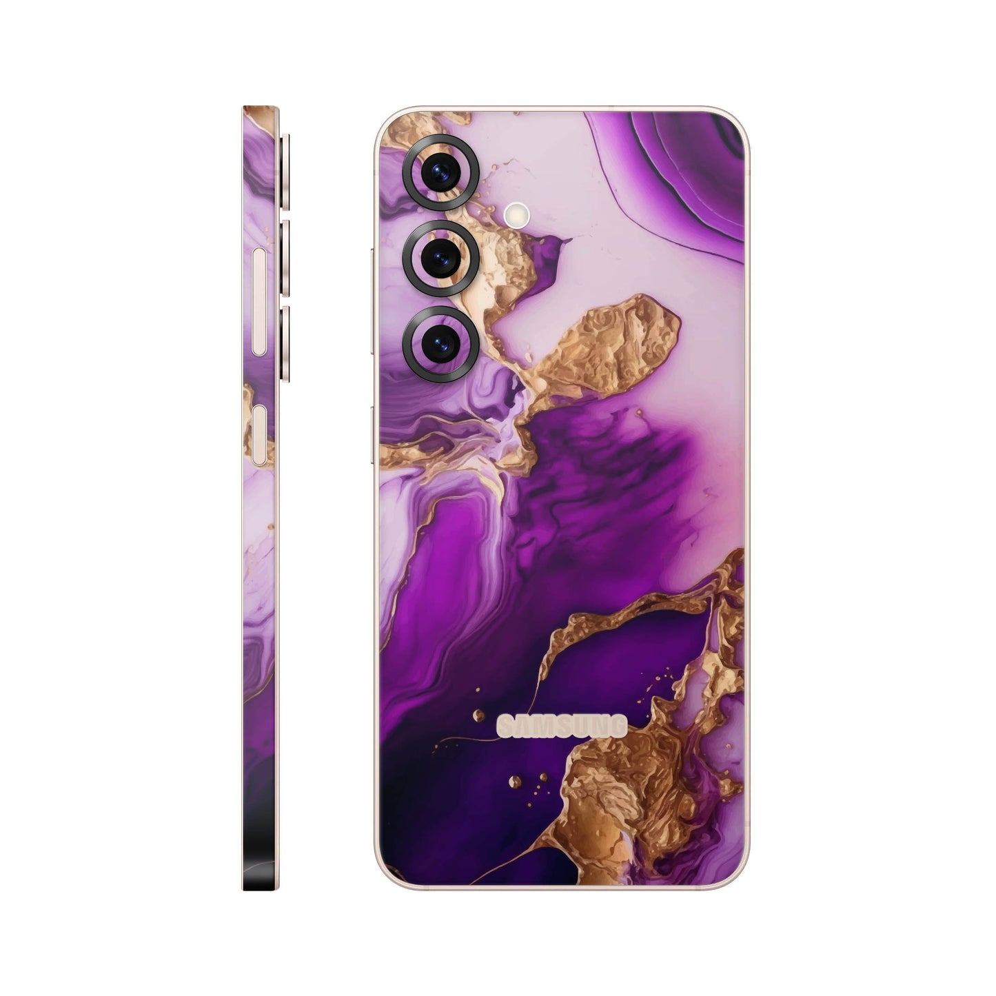 Folie de protectie Samsung Galaxy S25, eSkins Signature, Skin Amethyst Dream