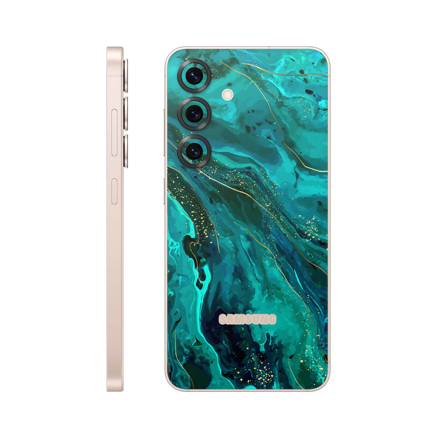 Folie de protectie Samsung Galaxy S25, eSkins Signature, Skin Celestial Lagoon