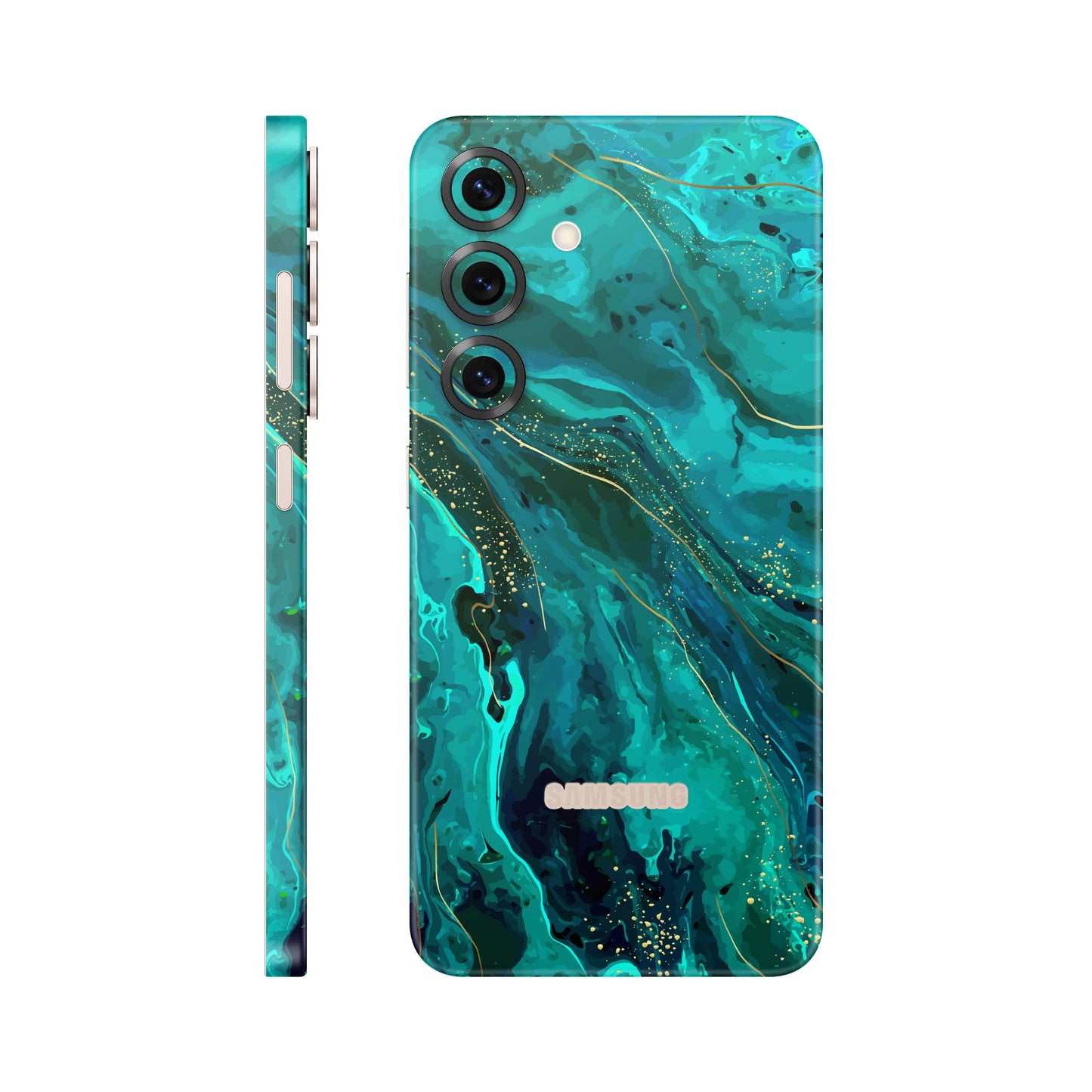 Folie de protectie Samsung Galaxy S25, eSkins Signature, Skin Celestial Lagoon