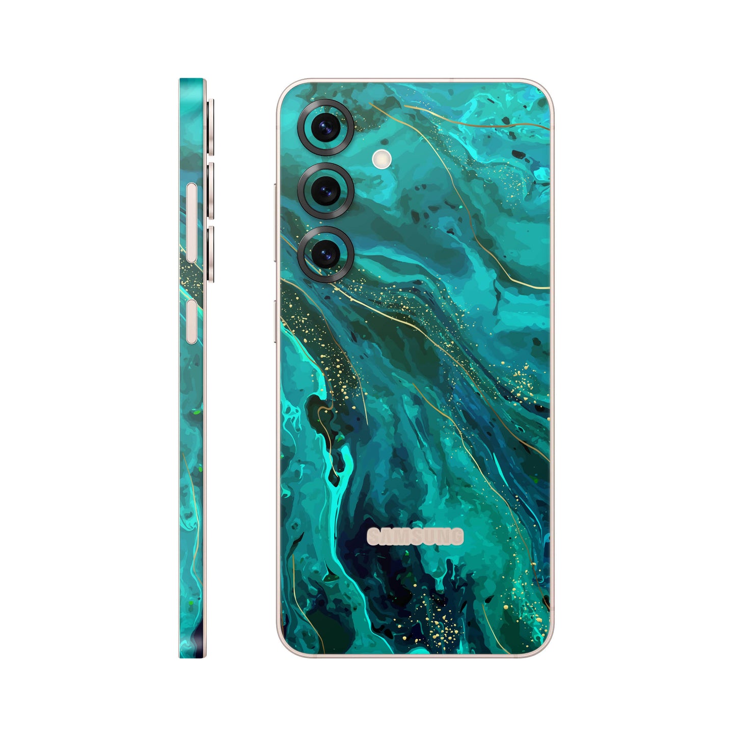 Folie de protectie Samsung Galaxy S25, eSkins Signature, Skin Celestial Lagoon