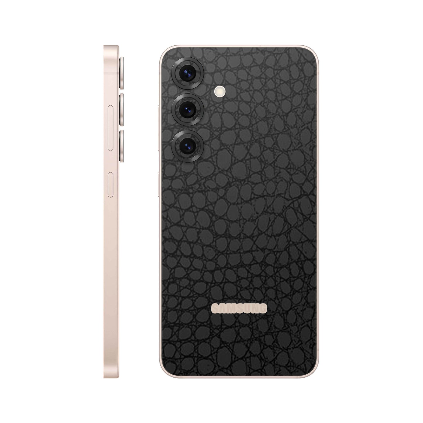 Folie de protectie Samsung Galaxy S25, eSkins Elegans, Skin Croco Negru