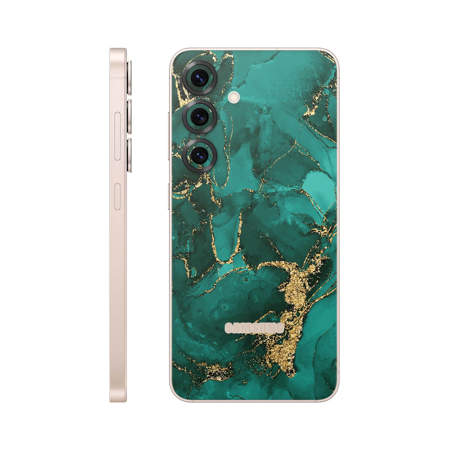Folie de protectie Samsung Galaxy S25, eSkins Signature, Ethereal Green