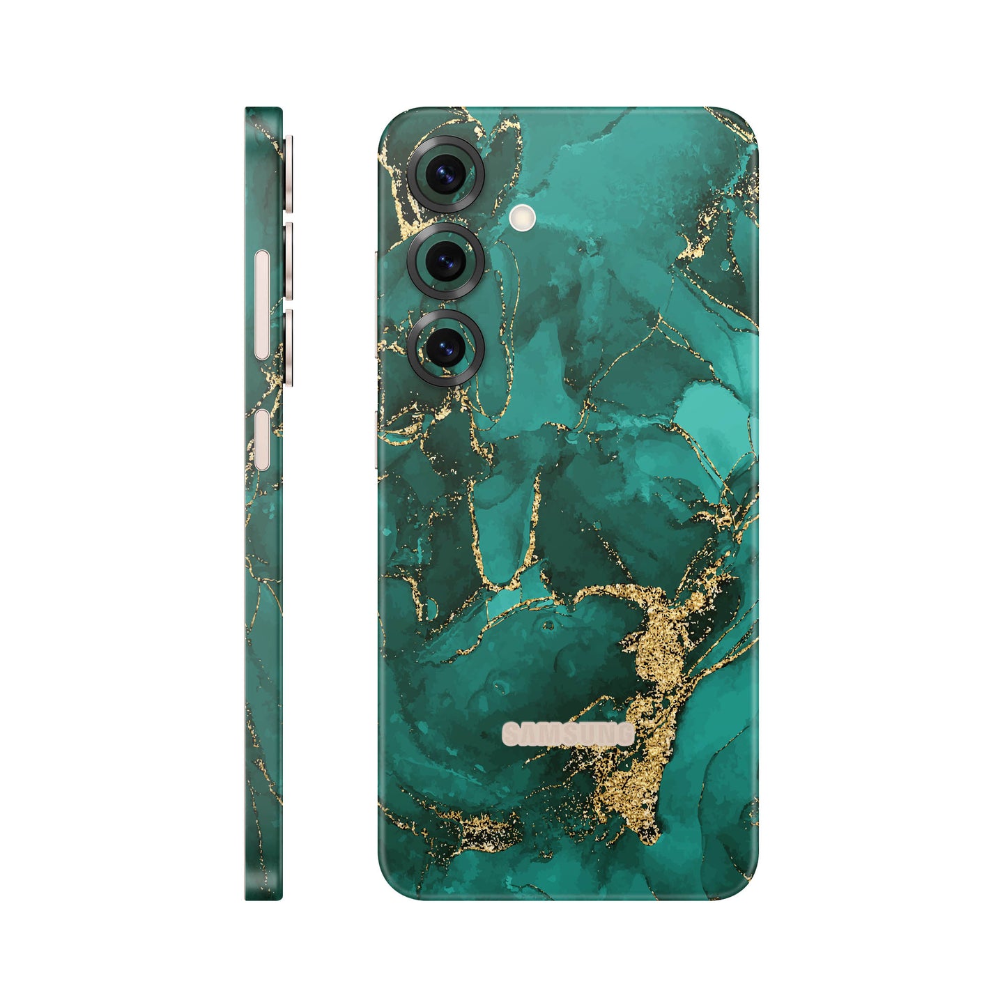 Folie de protectie Samsung Galaxy S25, eSkins Signature, Ethereal Green