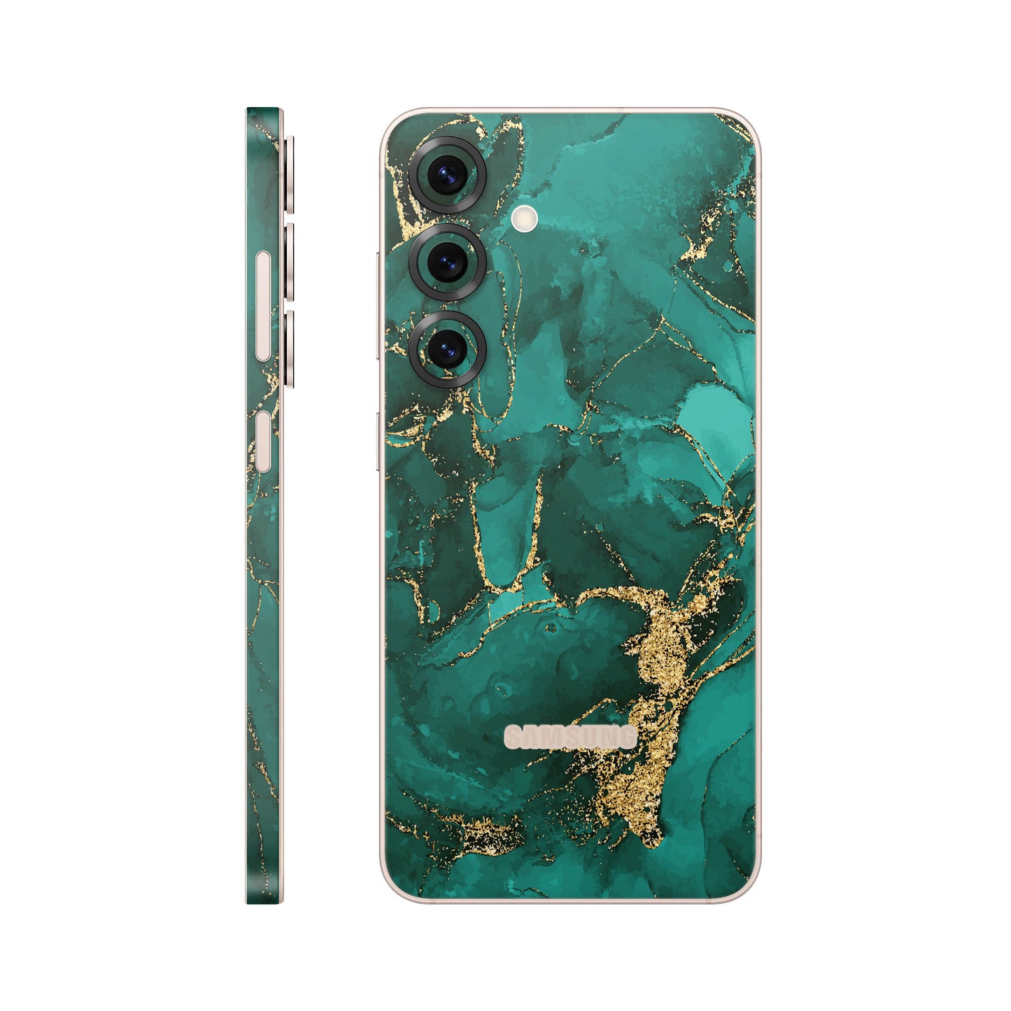 Folie de protectie Samsung Galaxy S25, eSkins Signature, Ethereal Green