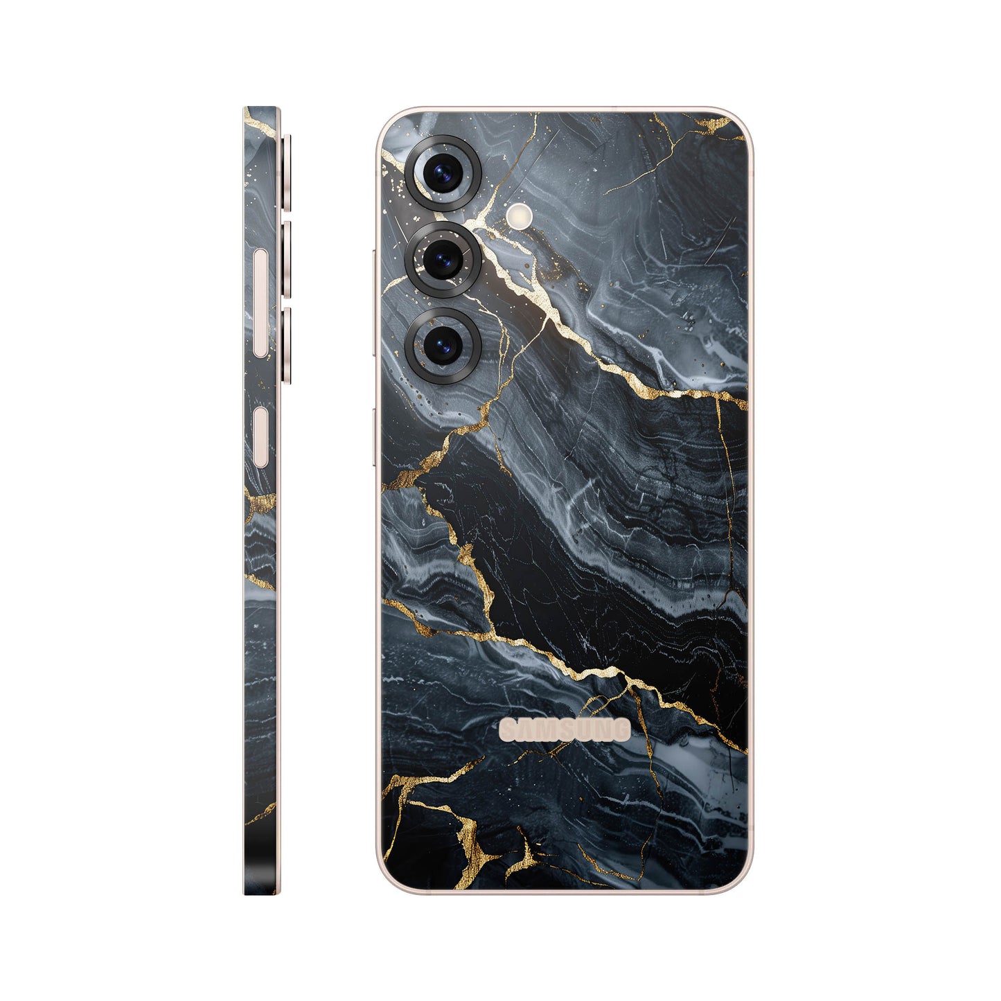 Folie de protectie Samsung Galaxy S25, eSkins Signature, Skin Gilded Abyss