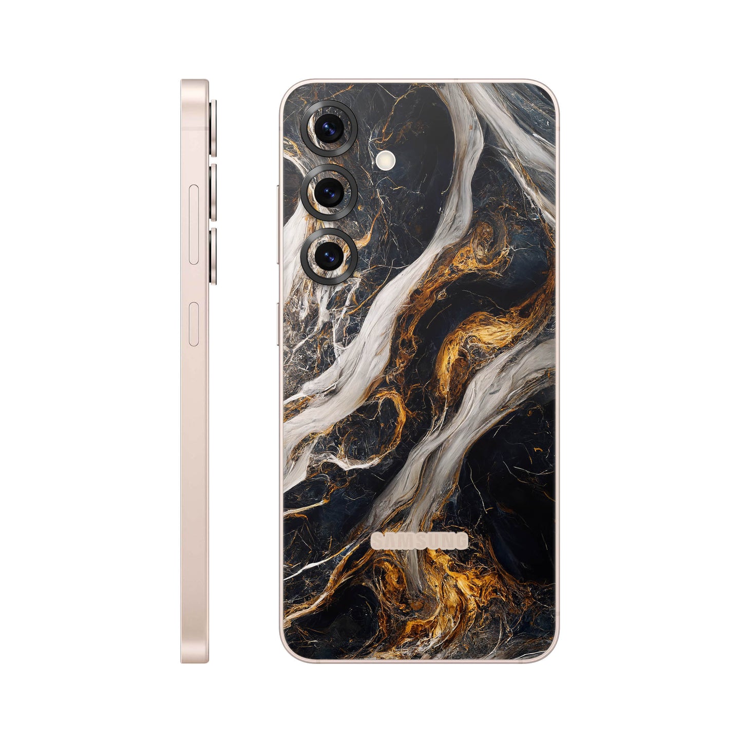 Folie de protectie Samsung Galaxy S25, eSkins Signature, Skin Luxe Nebula