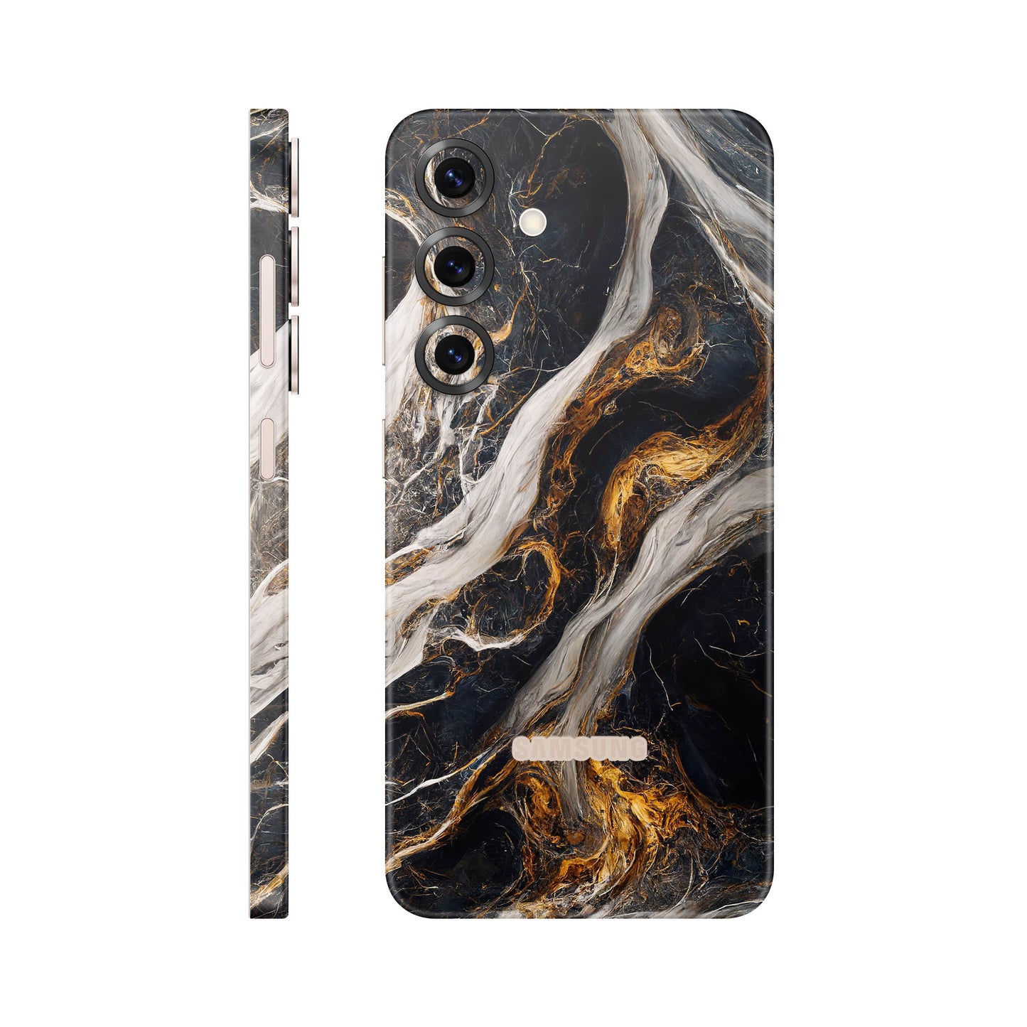 Folie de protectie Samsung Galaxy S25, eSkins Signature, Skin Luxe Nebula