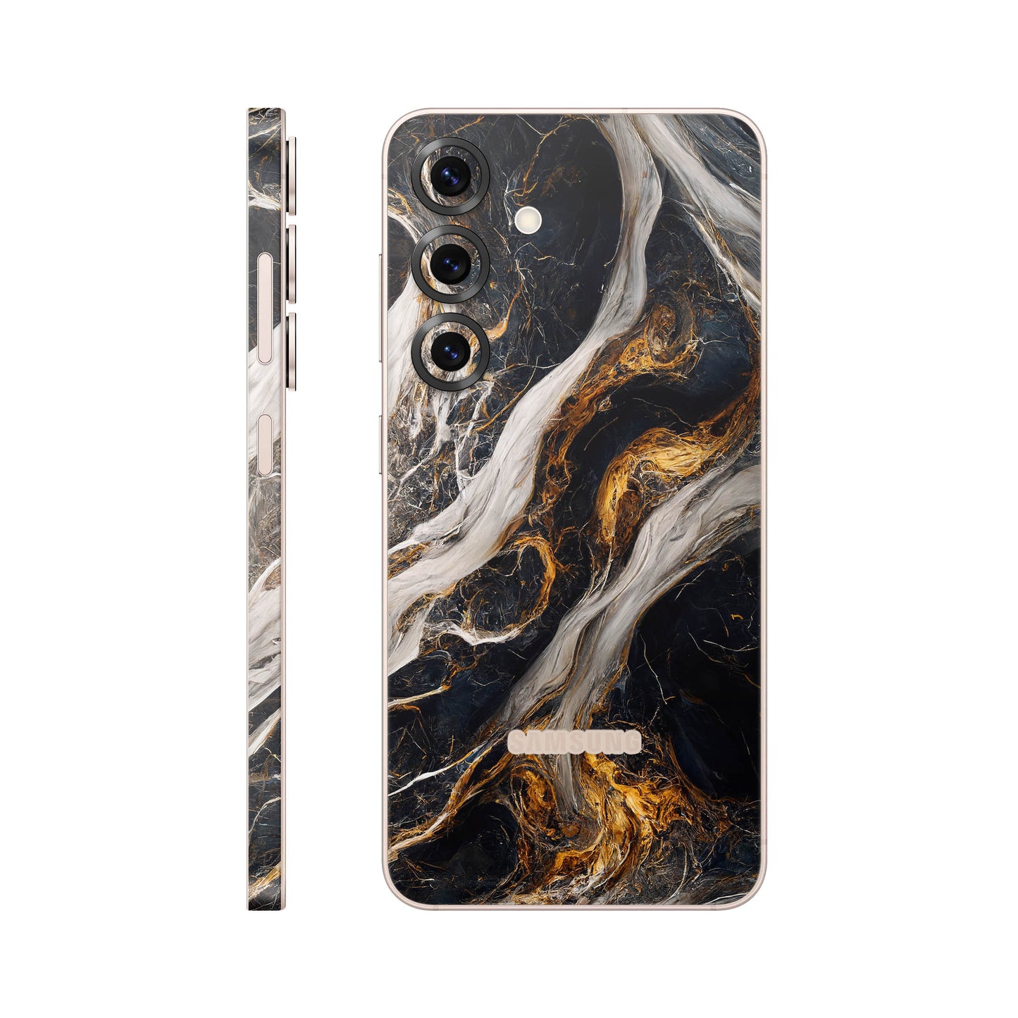Folie de protectie Samsung Galaxy S25, eSkins Signature, Skin Luxe Nebula