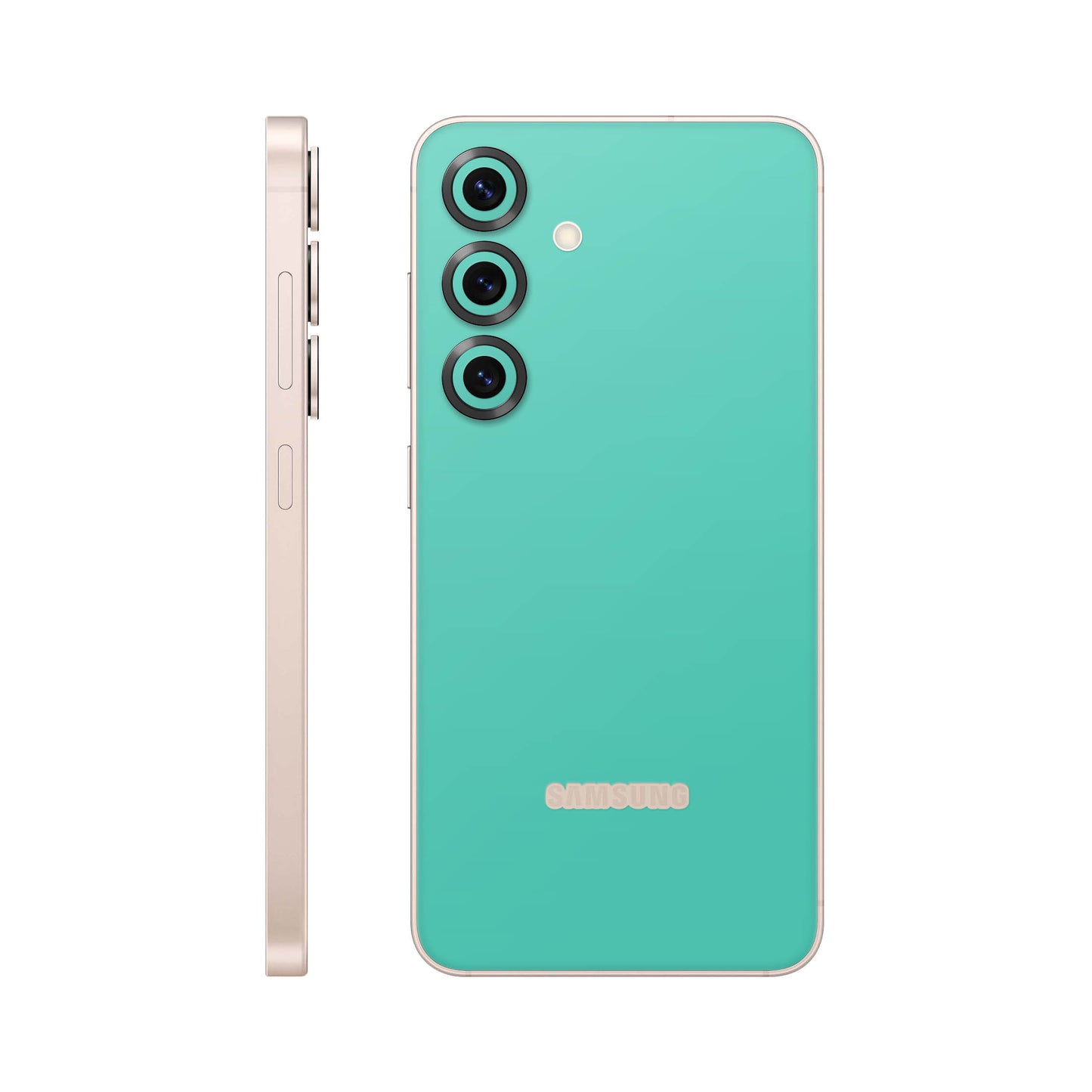 Folie de protectie Samsung Galaxy S25, eSkins Unique, Skin Mat Verde Menta
