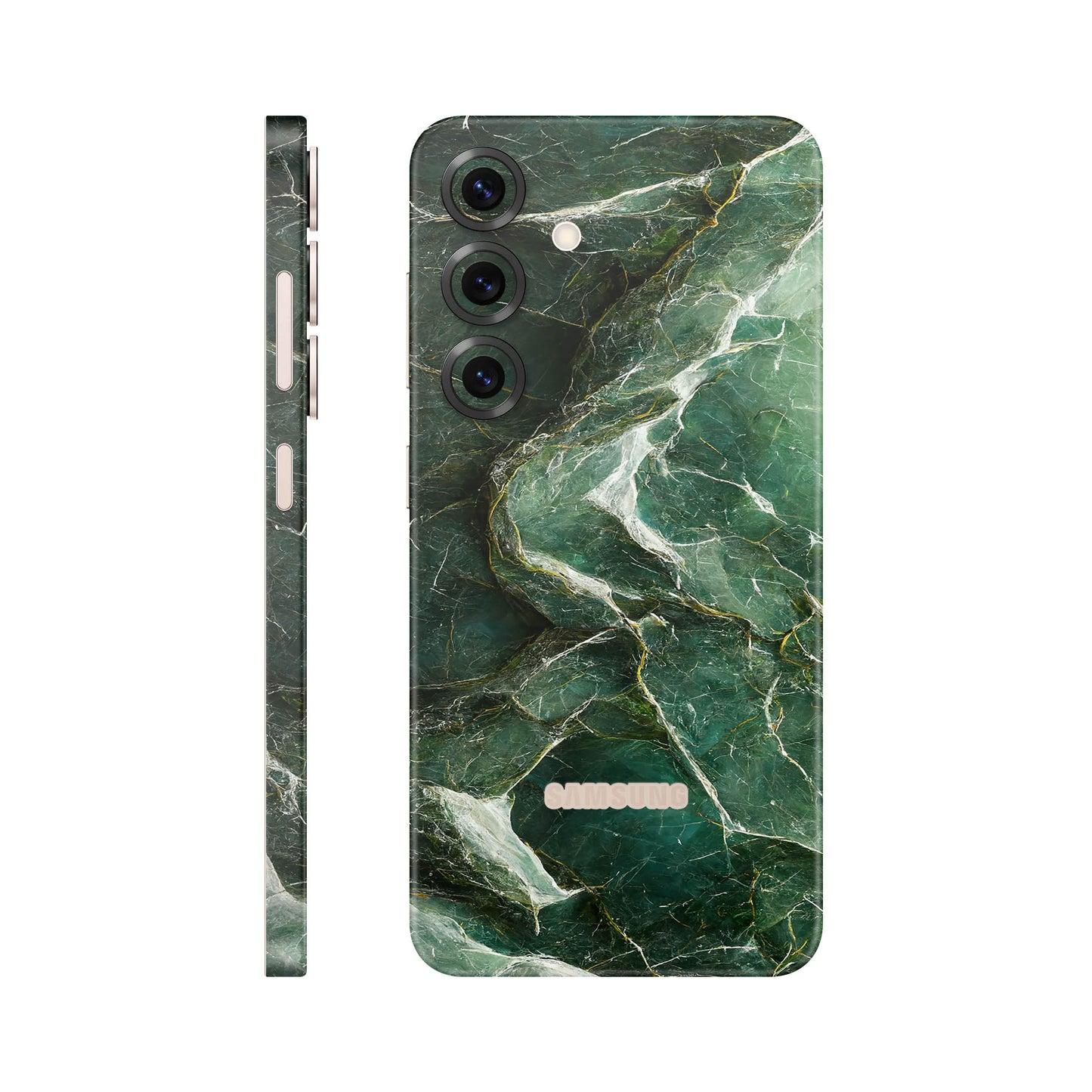 Folie de protectie Samsung Galaxy S25, eSkins Signature, Mystic Emerald