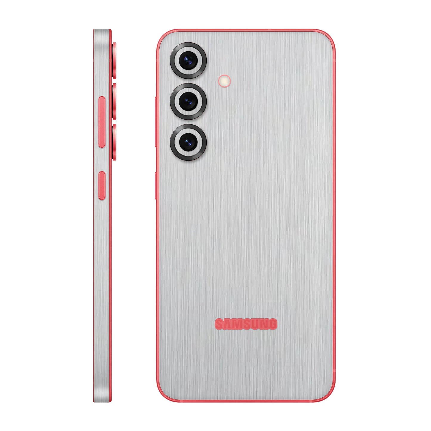 Folie de protectie Samsung Galaxy S25 Plus, eSkins Elegans, Skin Metalic Gri