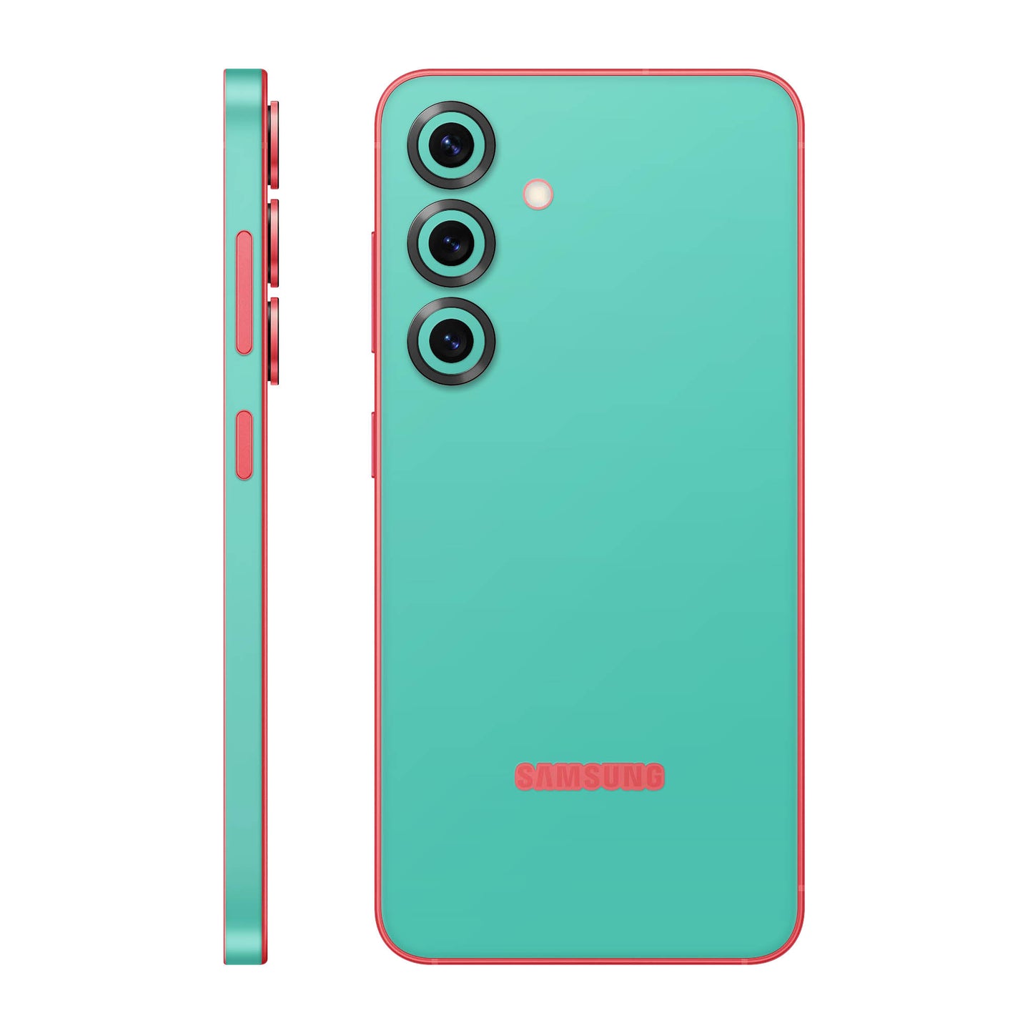 Folie de protectie Samsung Galaxy S25 Plus, eSkins Unique, Skin Mat Verde Menta