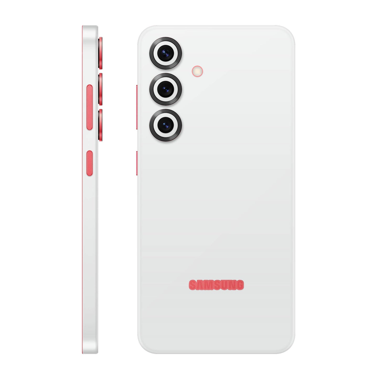 Folie de protectie Samsung Galaxy S25 Plus, eSkins Unique, Skin Mat Alb