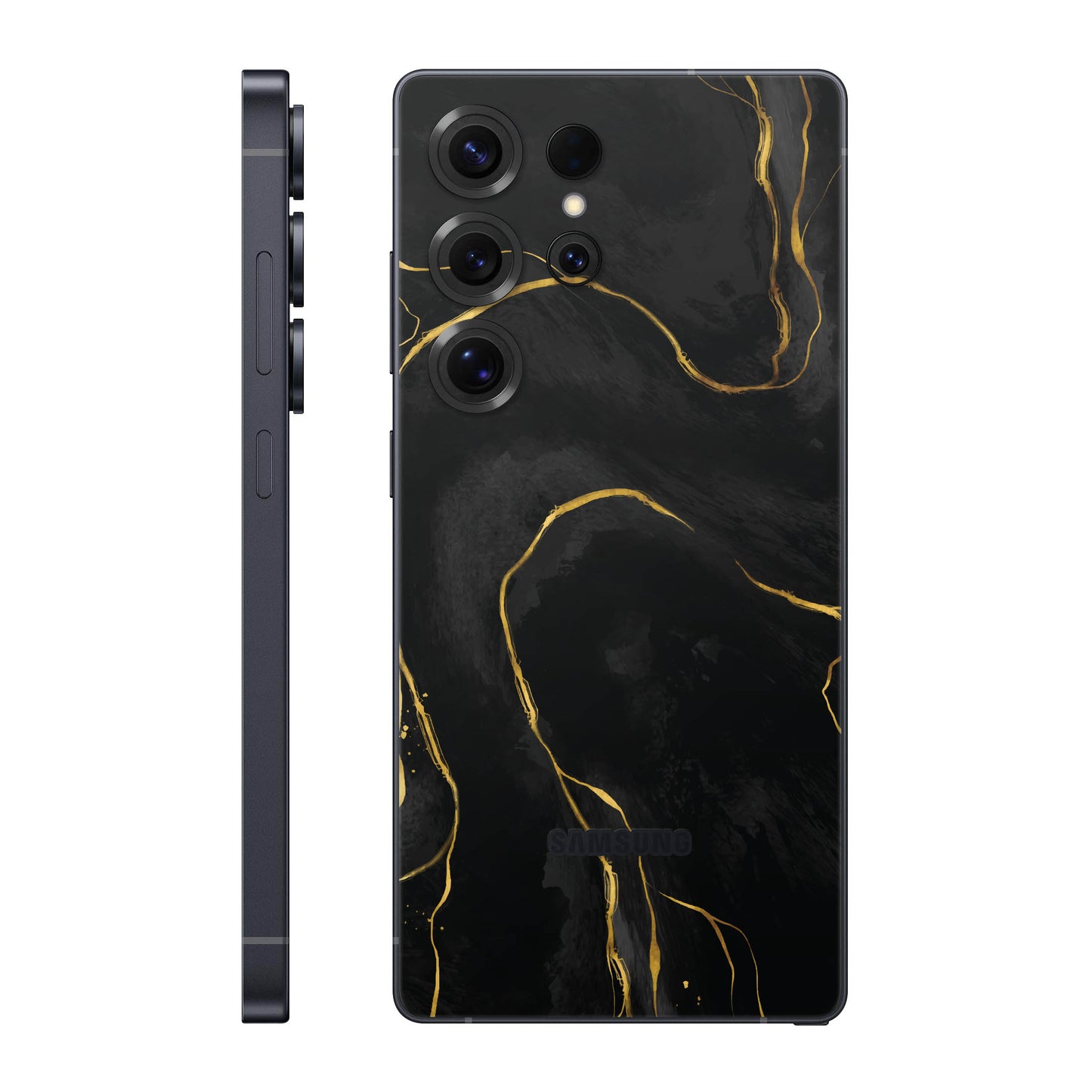 Folie de protectie Samsung Galaxy S25 Ultra, eSkins Signature, Skin Golden Onyx