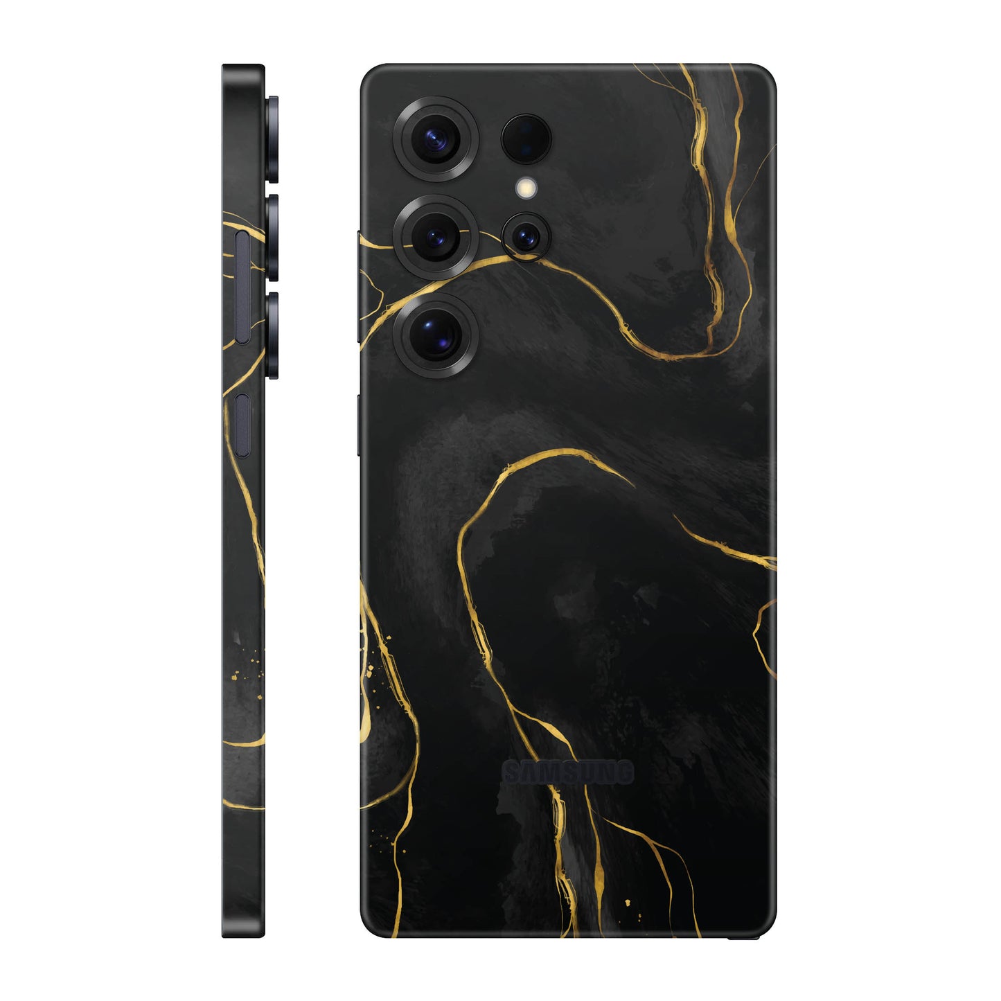 Folie de protectie Samsung Galaxy S25 Ultra, eSkins Signature, Skin Golden Onyx