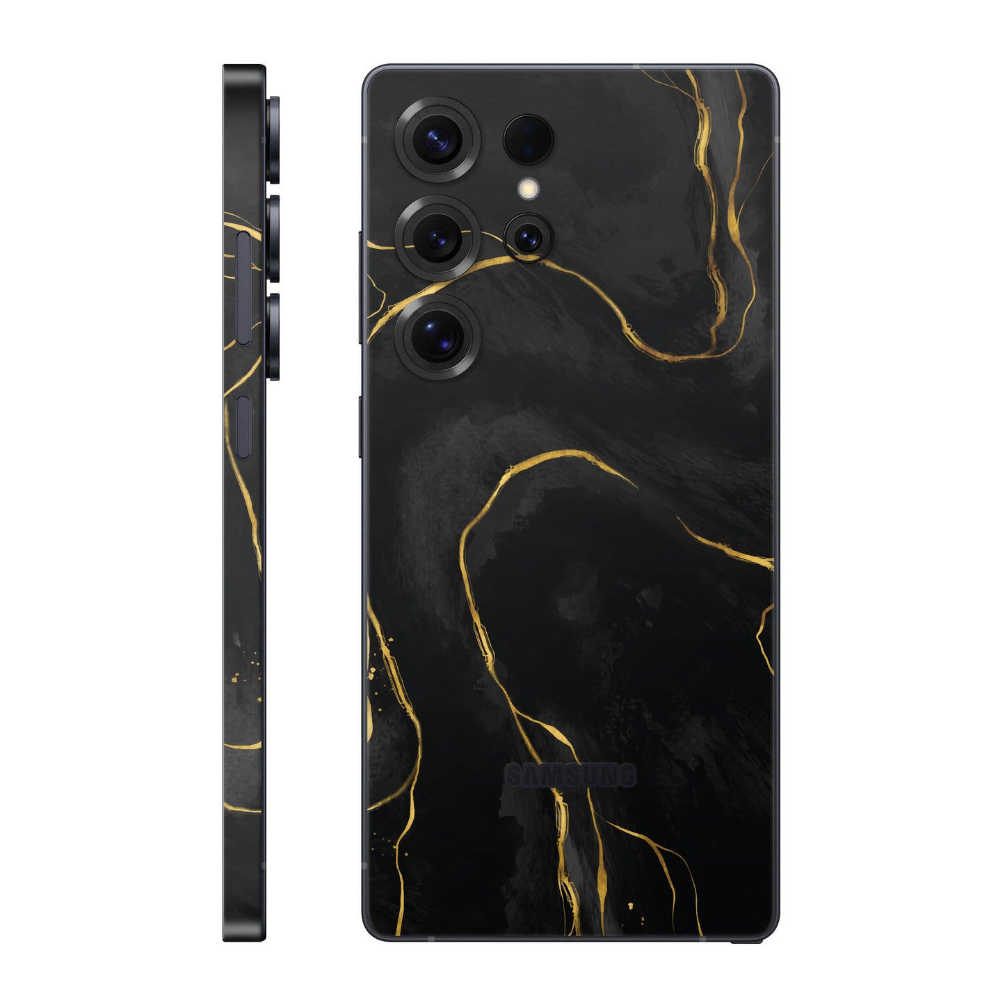 Folie de protectie Samsung Galaxy S25 Ultra, eSkins Signature, Skin Golden Onyx