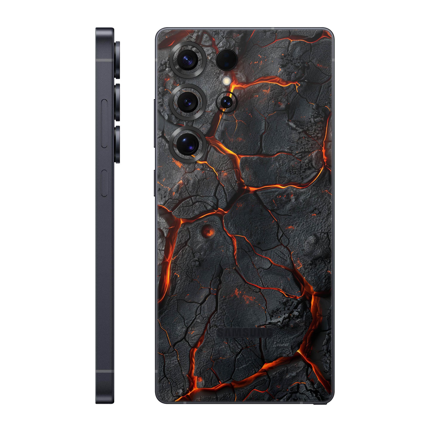 Folie de protectie Samsung Galaxy S25 Ultra, eSkins Signature, Skin Inferno Crust