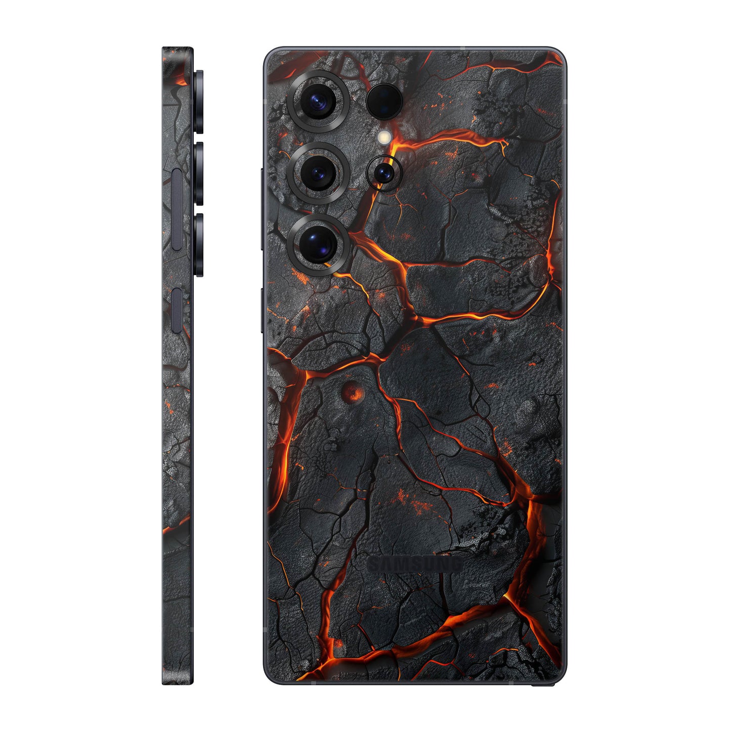 Folie de protectie Samsung Galaxy S25 Ultra, eSkins Signature, Skin Inferno Crust