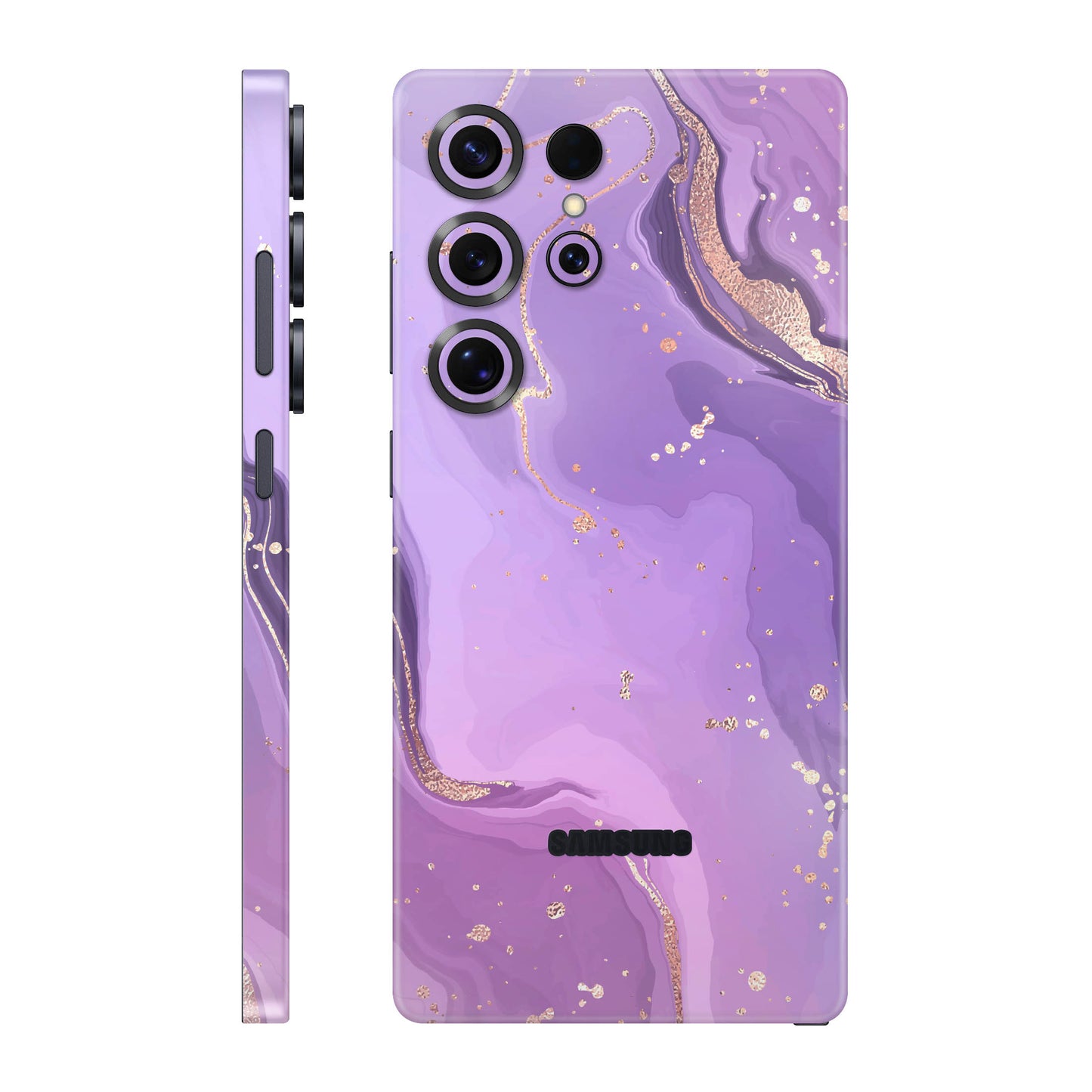 Folie de protectie Samsung Galaxy S25 Ultra, eSkins Signature, Skin Lavender Swirl