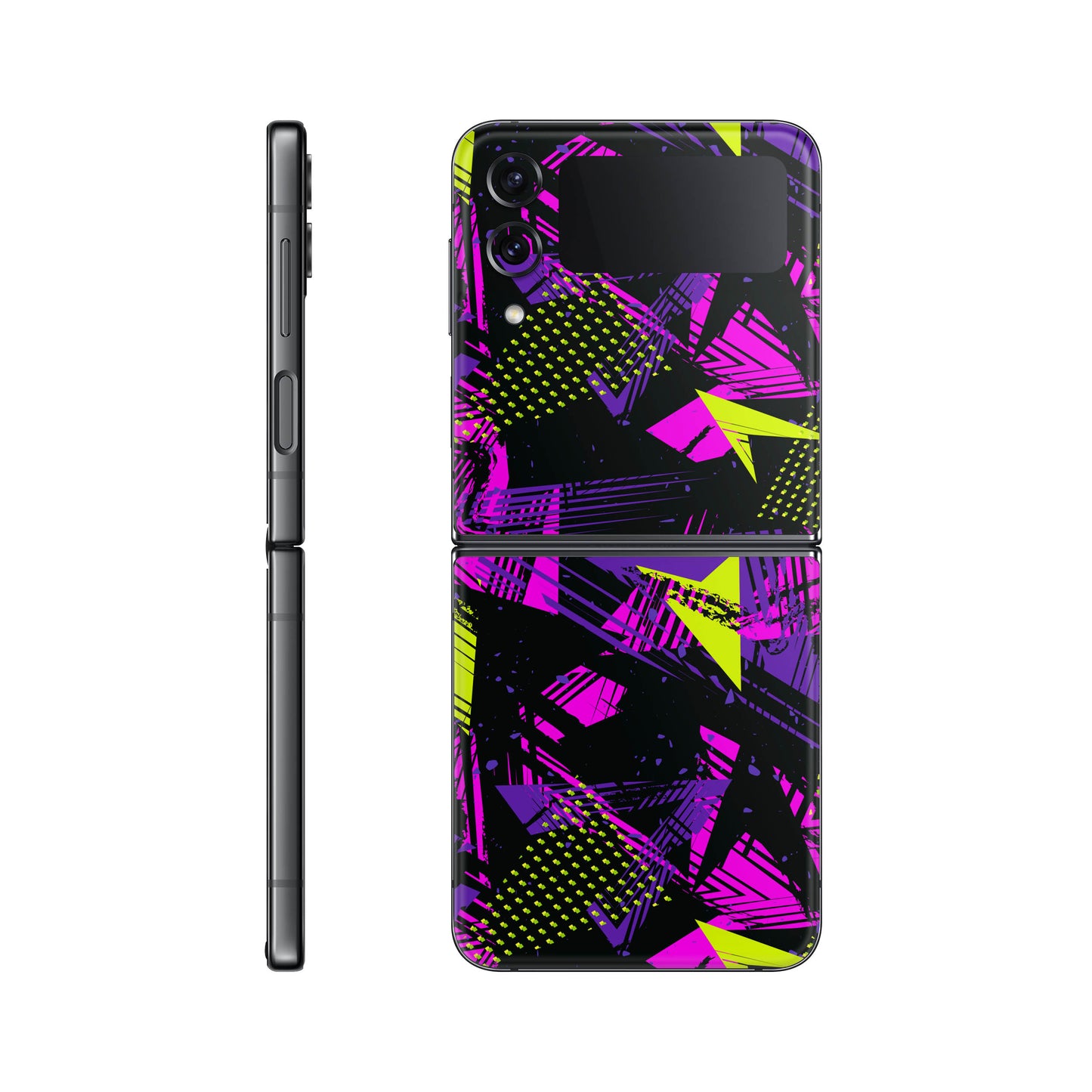 Folie de protectie Samsung Galaxy Z Flip 3, eSkins Signature, Skin Urban Graffiti