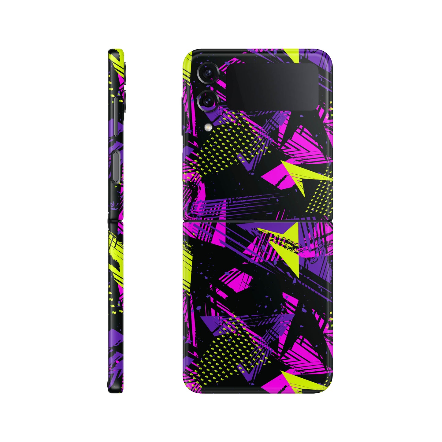 Folie de protectie Samsung Galaxy Z Flip 3, eSkins Signature, Skin Urban Graffiti