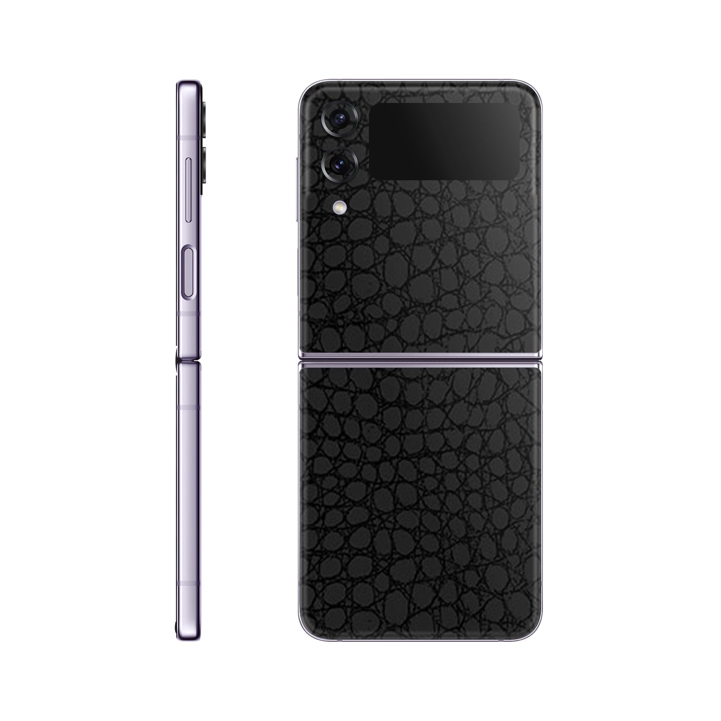 Skin Samsung Galaxy Z Flip 4, Croco 3D Black