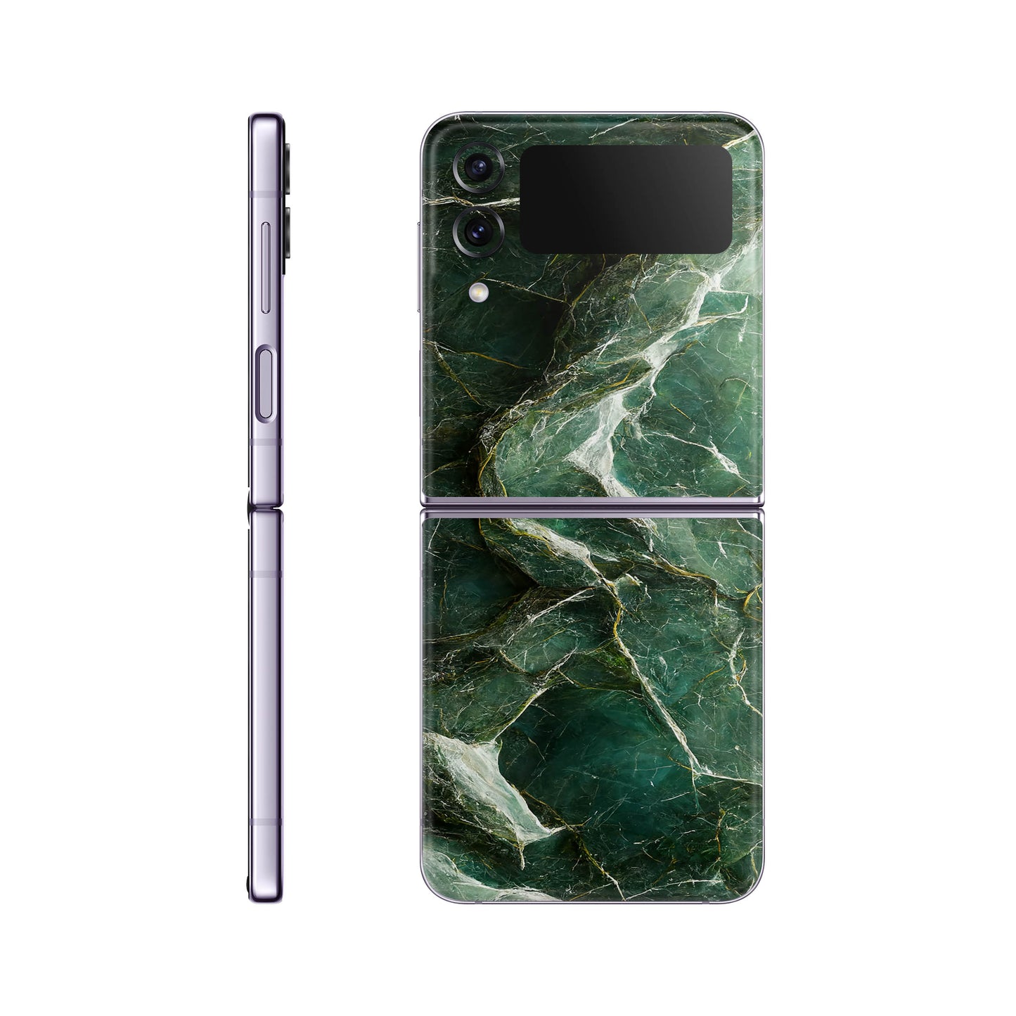 Folie de protectie Samsung Galaxy Z Flip 4, eSkins Signature, Mystic Emerald