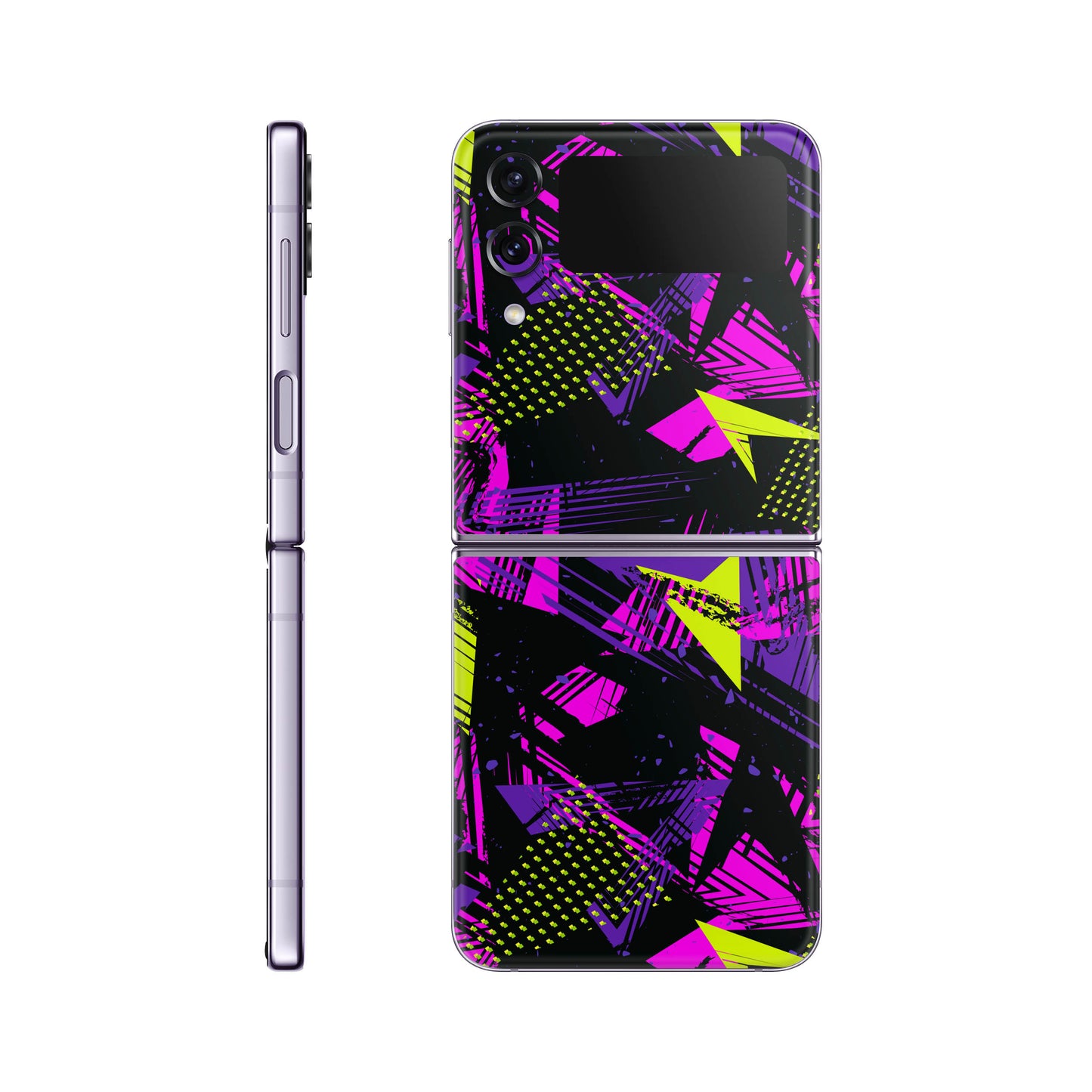 Folie de protectie Samsung Galaxy Z Flip 4, eSkins Signature, Skin Urban Graffiti