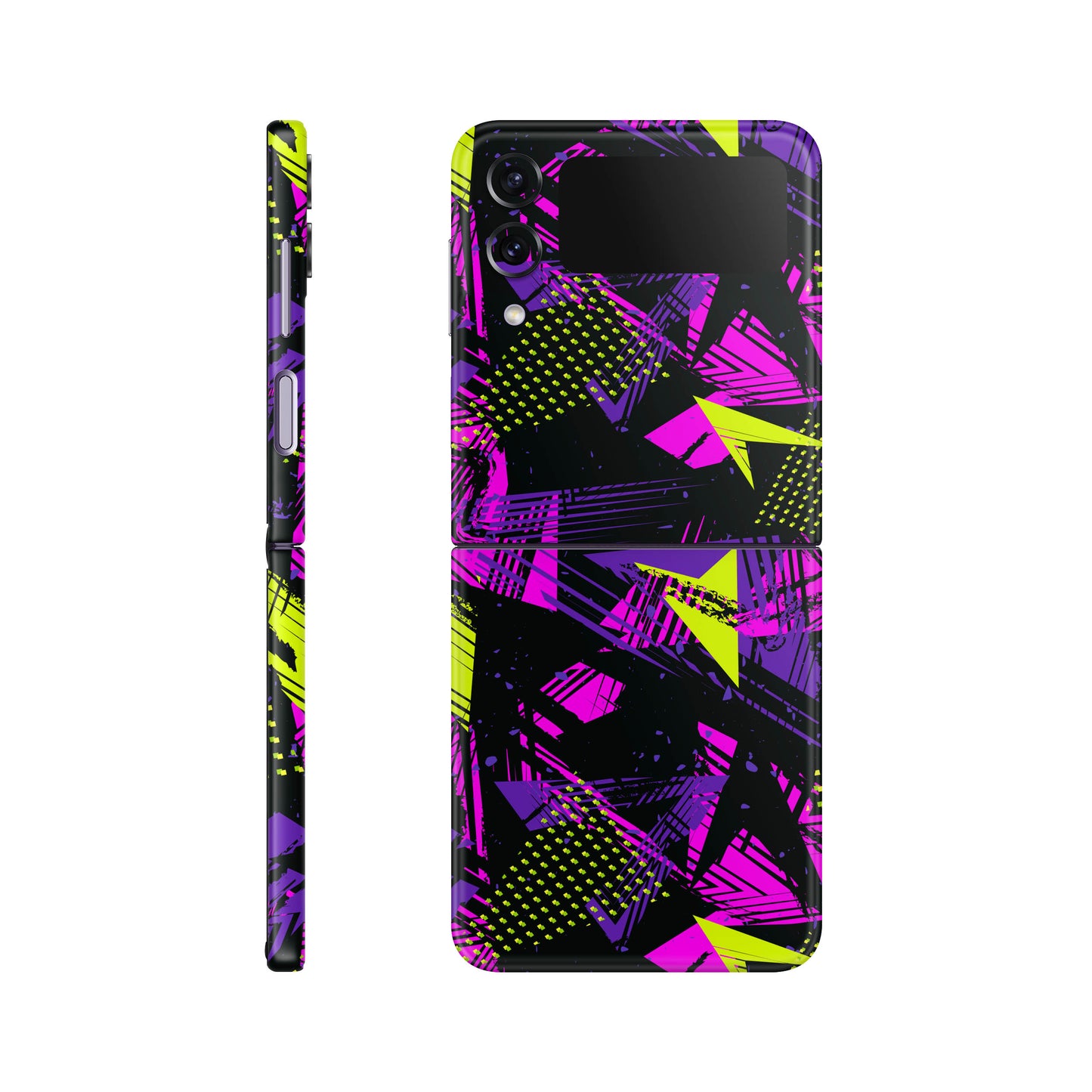Folie de protectie Samsung Galaxy Z Flip 4, eSkins Signature, Skin Urban Graffiti