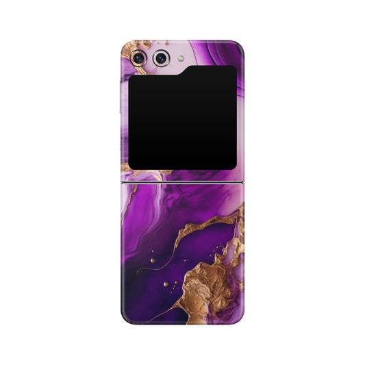 Folie de protectie Samsung Galaxy Z Flip 5, eSkins Signature, Skin Amethyst Dream