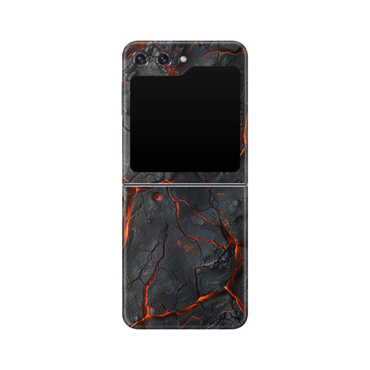Folie de protectie Samsung Galaxy Z Flip 5, eSkins Signature, Skin Inferno Crust