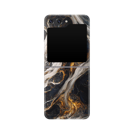 Folie de protectie Samsung Galaxy Z Flip 5, eSkins Signature, Skin Luxe Nebula