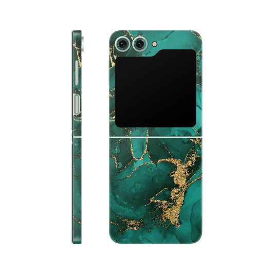 Folie de protectie Samsung Galaxy Z Flip 6, eSkins Signature, Ethereal Green