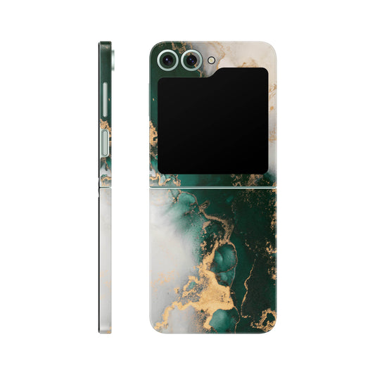 Folie de protectie Samsung Galaxy Z Flip 6, eSkins Signature, Forest Mist