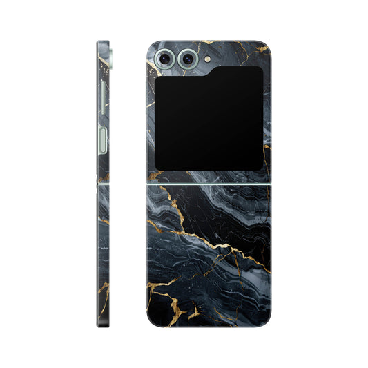 Folie de protectie Samsung Galaxy Z Flip 6, eSkins Signature, Skin Gilded Abyss