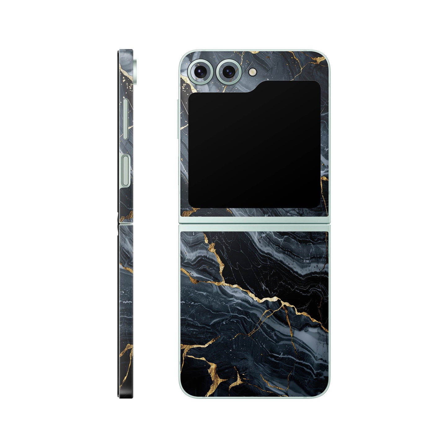 Folie de protectie Samsung Galaxy Z Flip 6, eSkins Signature, Skin Gilded Abyss