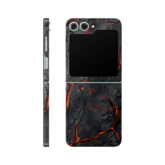Folie de protectie Samsung Galaxy Z Flip 6, eSkins Signature, Skin Inferno Crust