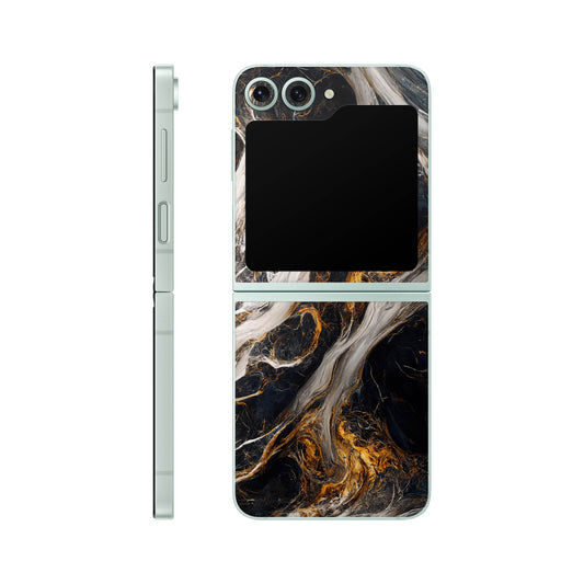Folie de protectie Samsung Galaxy Z Flip 6, eSkins Signature, Skin Luxe Nebula